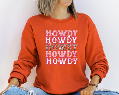 Howdy Sweatshirt, Yeehaw Sweatshirt, Howdy Rodeo Bachelorette Western Graphic Hoodie, Cowgirl Bachelorette Howdy Shirt, Nashville Girls Trip