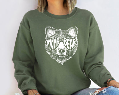 Mama Bear Sweatshirt, Mothers Day Gift Sweater, Mama Bear Gift, Gift For Mom, Mother Gift Hoodie, Animal Naturel Lover Shirt, Cute Mama Bear