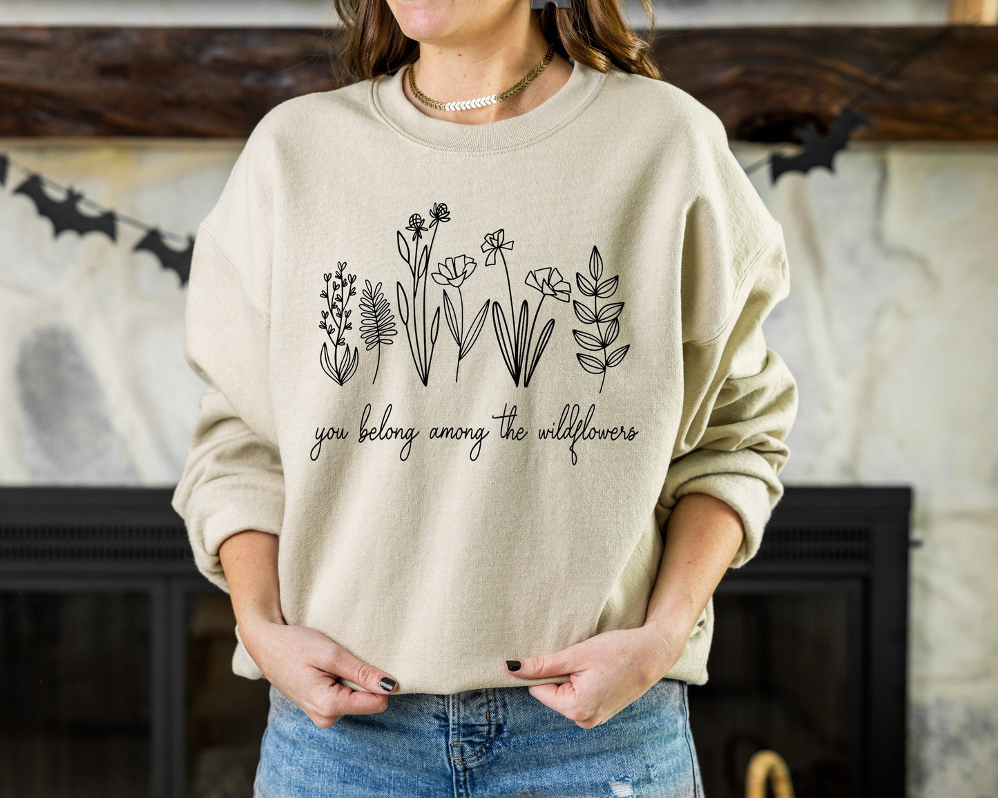 Flower Sweatshirt, Gift for Valentine's Day Flower Sweatshirt, Mothers Day Gift, Gift for Mom, Gift for Grandmother,Girlfriend Flower Hoodie