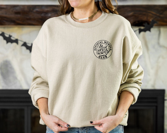 Cool Moms Club Sweatshirt, Official Member of Cool Moms, Mom life Shirt, Mom Gift for Sweatshirt, Mothers Day Tee, Funny Mom Tee,Mama Hoodie