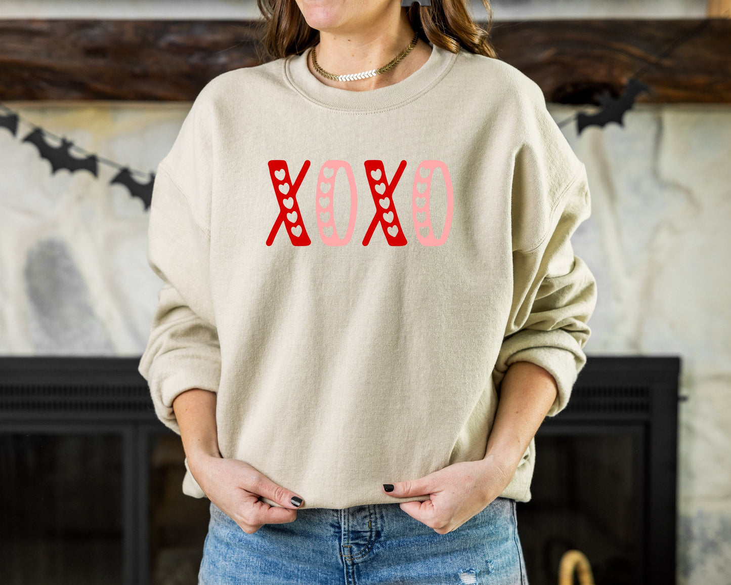 XOXO, Valentine's Day Sweatshirt, Love Sweatshirt, Women's Sweatshirt, Fun Valentine Sweatshirt, Men's Sweatshirt, Galentine's Day Hoodie