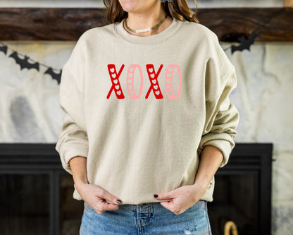 XOXO, Valentine's Day Sweatshirt, Love Sweatshirt, Women's Sweatshirt, Fun Valentine Sweatshirt, Men's Sweatshirt, Galentine's Day Hoodie