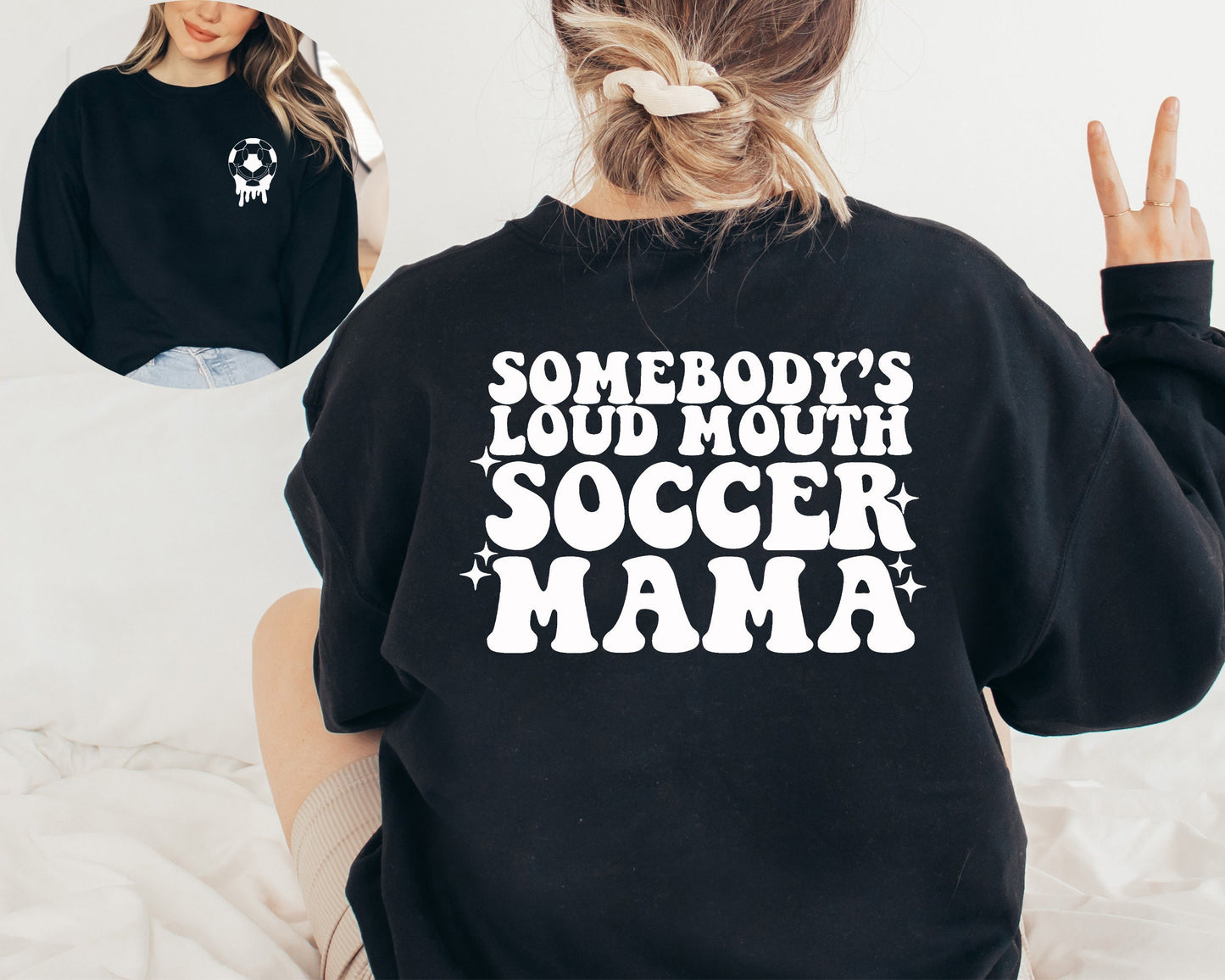 Soccer Mom Sweatshirt, Soccer Mama Mom Sweater, Game Day Sweatshirt, Soccer Mom Jersey, Mom Sweatshirt, Soccer Lover Gift Sweatshirt