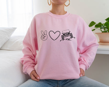 Peace Love Offroad Sweatshirt, American offroad sweatshirt, Offroad forest Sweater, offroad sweatshirt, ,Peace Love Hoodie, Love Sweatshirt