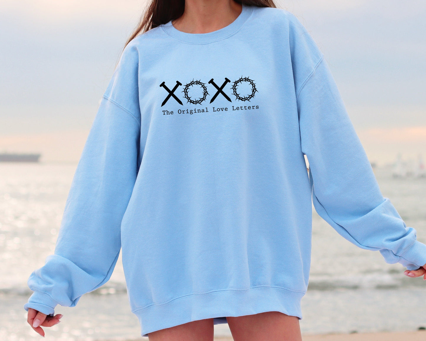 The Original Love Letters Sweatshirt, Love Sweatshirt, Love Sweater, Jesus Sweatshirt, Jesus Loves You Sweatshirt, Bible Sweatshirt