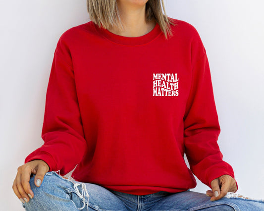 Mental Health Matters  Sweatshirt, Mental Health Awareness, Self Love Club Hoodie, Motivational Sweatshirt,Therapist Psychologist Sweatshirt