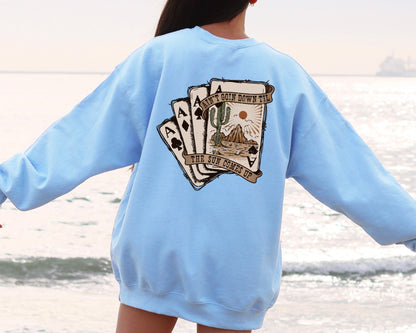 Ain't Going Down Til The Sun Comes Up Sweatshirt, Western Sweatshirt, Desert Hoodie, Cactus Hoodie, Cowboy Hoodie,Cowgirl Sweater