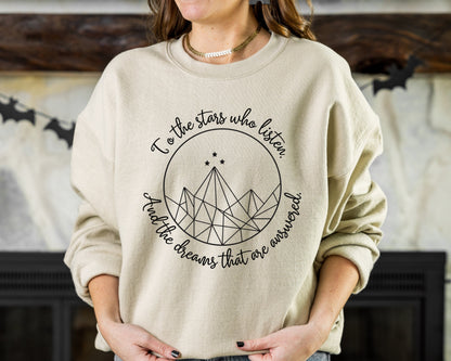 Acotar Velaris Sweatshirt, Night Court Sweatshirt, Sarah J Maas Tee, A Court of Thorns and Roses Court of Dreams Hoodie,Gift For The Rhysand