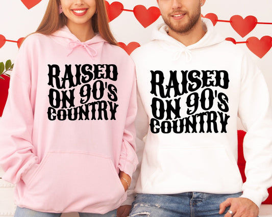 Raised on 90s Country Sweatshirt, Vintage 90s Country Sweatshirt, Western Hoodie, Country Music Concert Sweatshirt, Nashville Tennessee