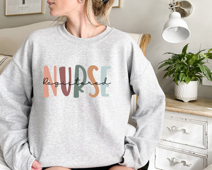Nurse Sweatshirt, Registered Nurse Sweatshirt, RN Sweatshirt, Nurse Graduation Sweatshirt, Graduation Nurse, New Nurse Gift,Gift For Nurse