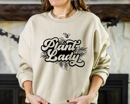 Plant Lady Sweatshirt, Plant Gift Sweatshirt, Plant Lover Sweatshirt, Gardening Hoodie, Plant Mom Sweater, Gift for Gardener Sweatshirt