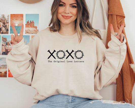 The Original Love Letters Sweatshirt, Love Sweatshirt, Love Sweater, Jesus Sweatshirt, Jesus Loves You Sweatshirt, Bible Sweatshirt