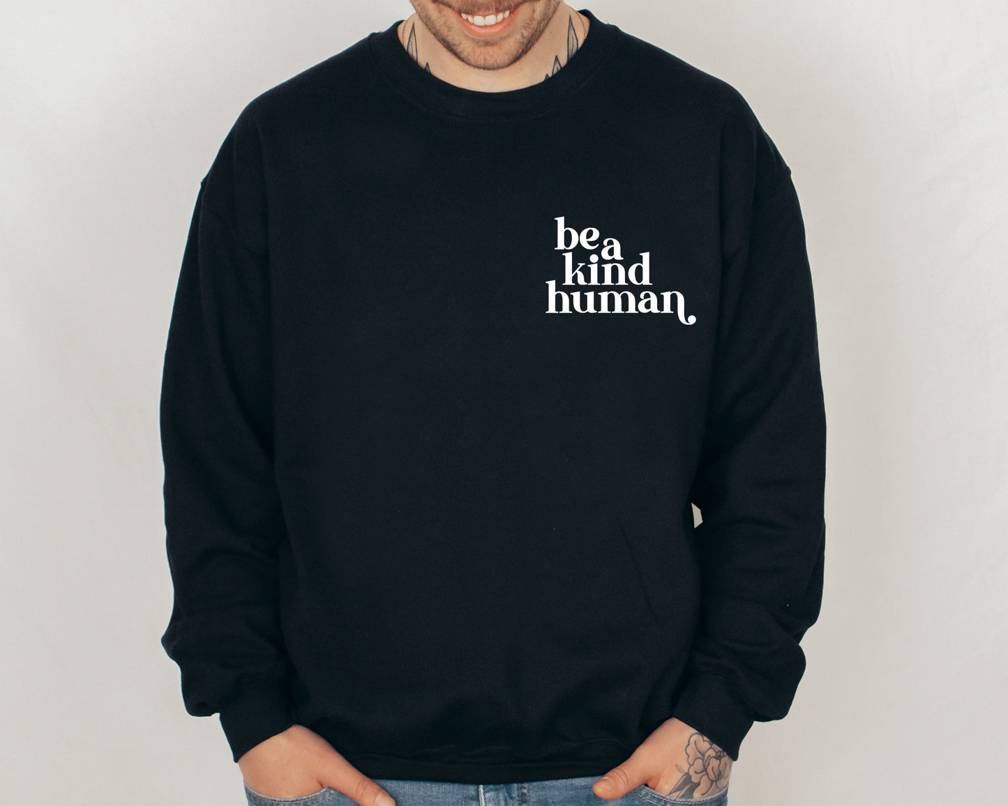Pocket Be Kind Sweatshirt , Sweatshirt Be Kind T Shirt Inspirational Sweatshirt , Be Kind, Positive Quote Womens Unisex Sweatshirt