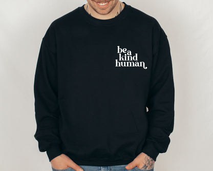 Pocket Be Kind Sweatshirt , Sweatshirt Be Kind T Shirt Inspirational Sweatshirt , Be Kind, Positive Quote Womens Unisex Sweatshirt