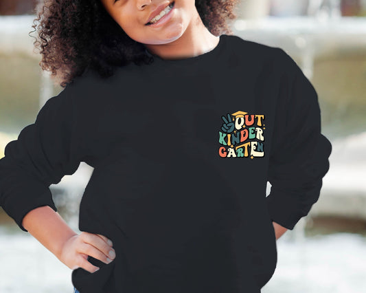 Peace Out Kindergarten Shirt, End of Year T-Shirt, Kids School Shirt, Last Day of School T-Shirt, Kindergarten Graduation Gift Shirt