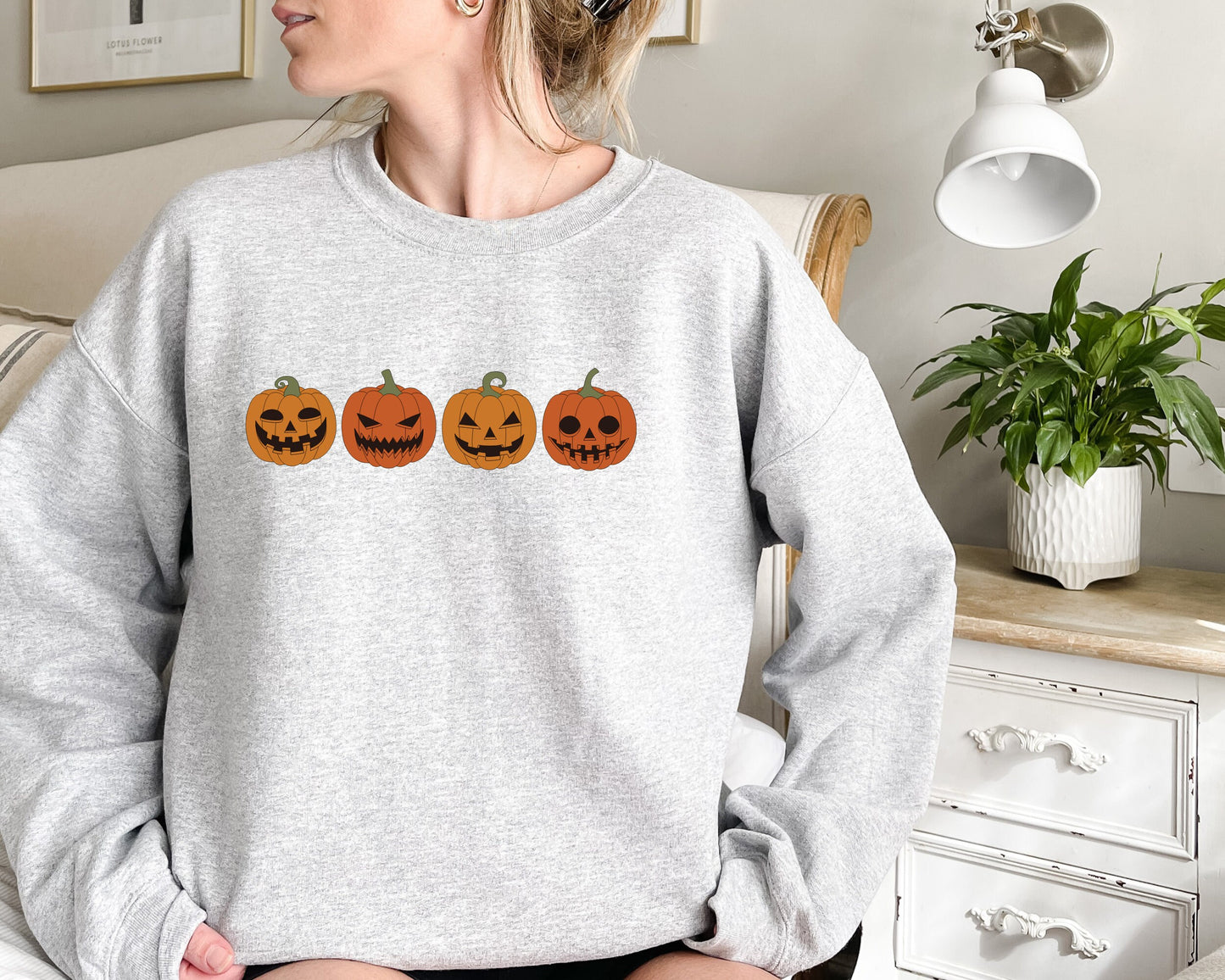 Pumpkin Sweatshirt, Pumpkin Sweater, Halloween Sweatshirt, Halloween Crewneck Sweatshirt, Halloween Sweater, Spooky Season, Fall Hoodie