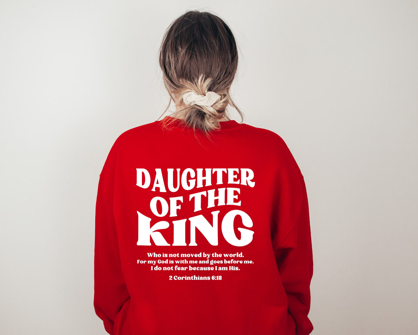 Daughter Of The King Sweater,Aesthetic Christian Sweatshirt, Women's Religious Hoodie,Bible Verse Sweatshirt, Christian Gifts, Church Hoodie