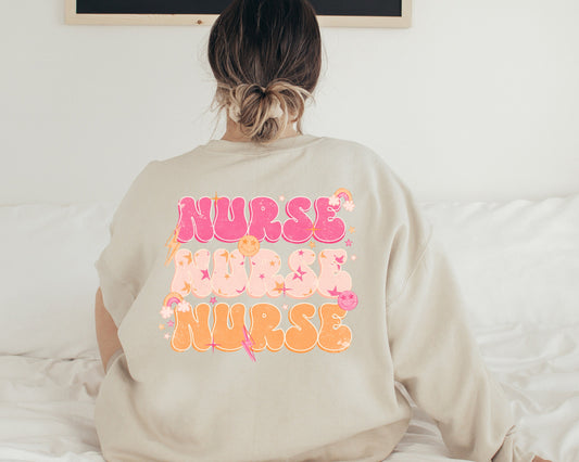 Nurse Nurse Nurse Sweatshirt, Nurse Sweatshirt, Gift For Nurse, Nurse Life Sweater, Nursing Sweatshirt, School Nurse Sweatshirt, ER Sweat
