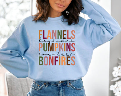Pumpkin Patch Sweatshirt, Fall Sweatshirt for Women, Flannel Pumpkin Sweater, Fall Crewneck, Cute Autumn Sweatshirt, Pumpkin Hoodie