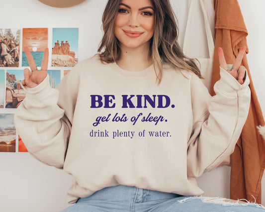 Be Kind Sweatshirt, Aesthetic Hoodie, inspirational Sweatshirt, Vintage Aesthetic Sweater, Inspirational Crewneck