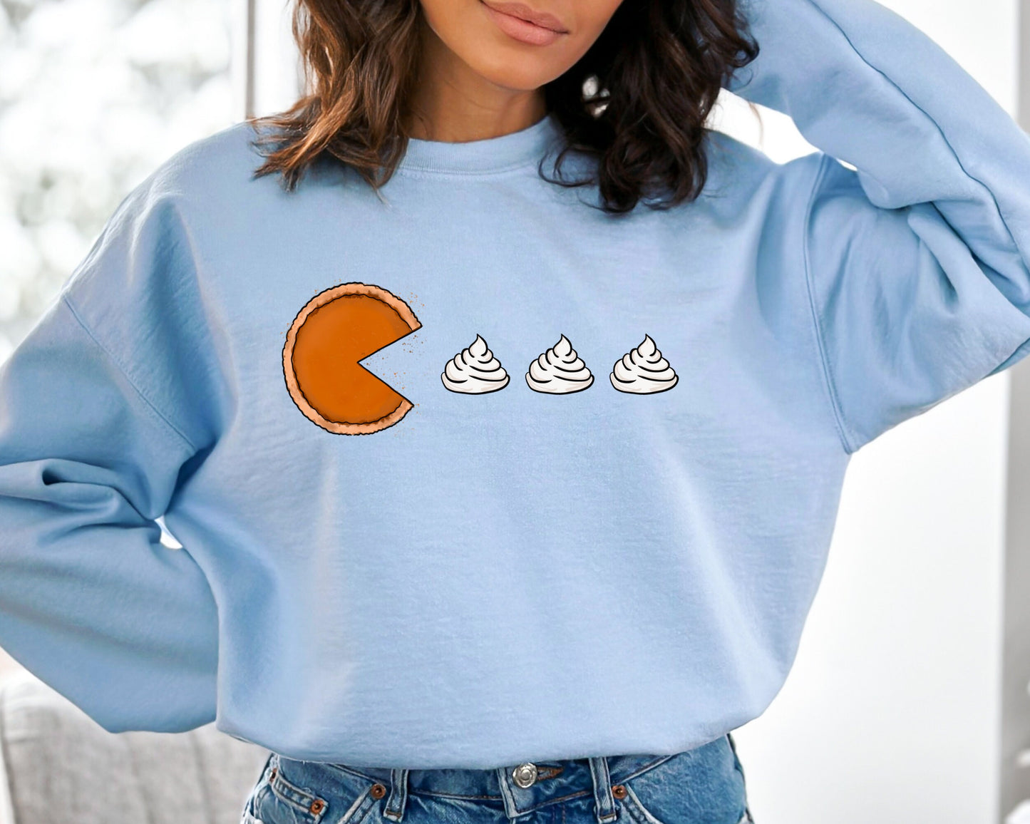 Pumpkin Pies Sweatshirt, Pumpkin Pie Sweater, Thick Thighs Sweatshirt, Thanksgiving Sweatshirt for Women, Thanksgiving Hoodie