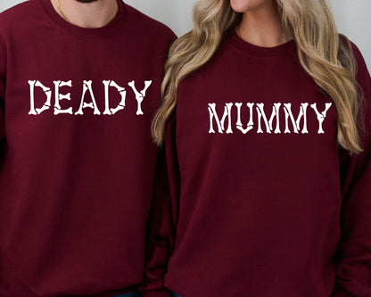 Halloween Couple Sweatshirts, Matching Halloween Family Sweatshirt, Mom Dad Hoodie, Kid Halloween Party Sweater, Group Halloween Sweatshirt