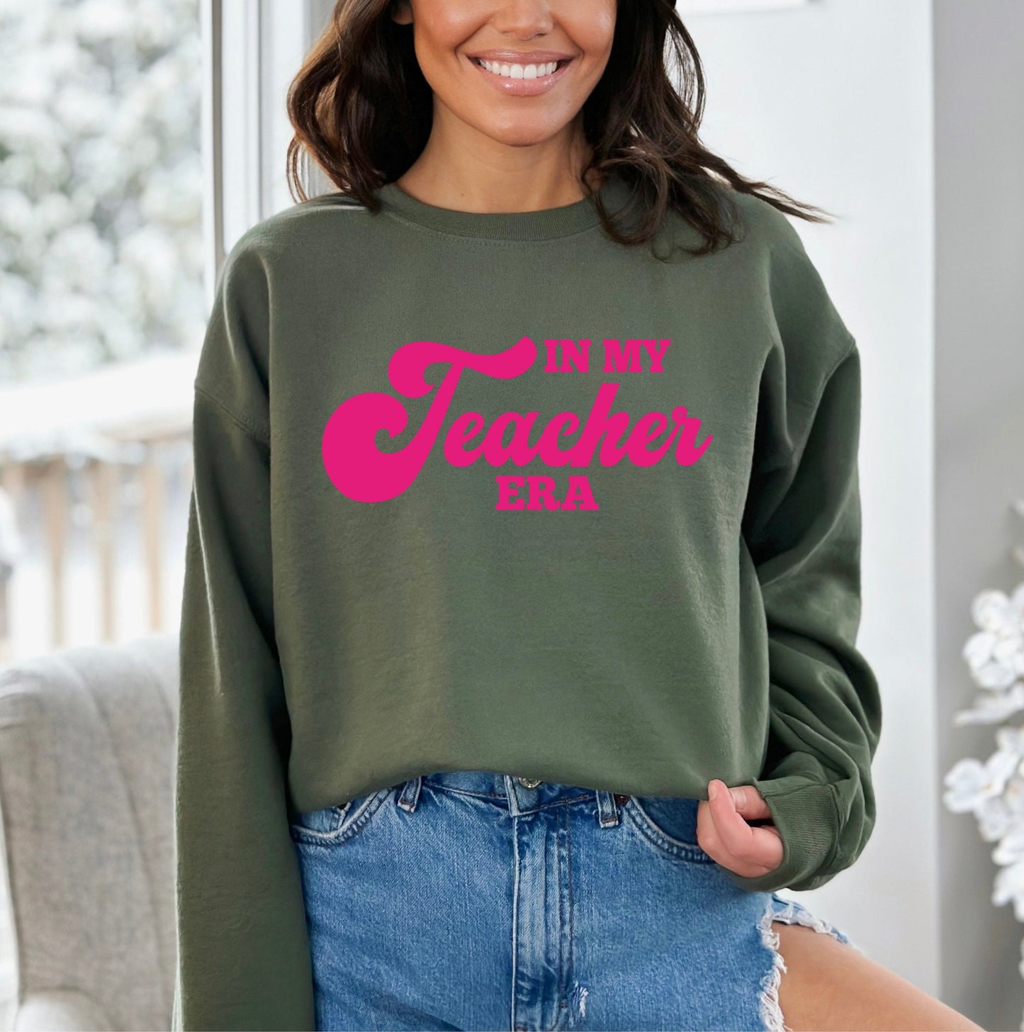 In My Teacher Era Sweatshirt, Teacher Hoodie, Back to School Sweater, 2nd Grade Teacher Hoodie, First 3rd 4th Teacher Sweater, Teaching Era