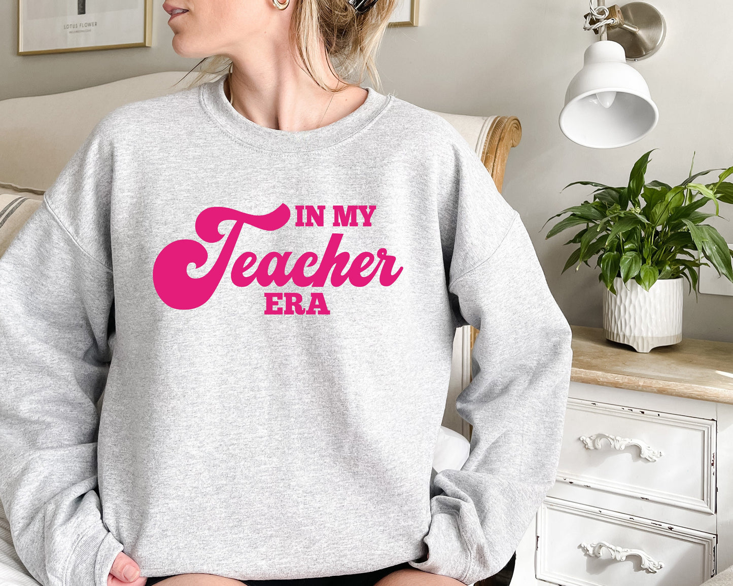 In My Teacher Era Sweatshirt, Teacher Hoodie, Back to School Sweater, 2nd Grade Teacher Hoodie, First 3rd 4th Teacher Sweater, Teaching Era