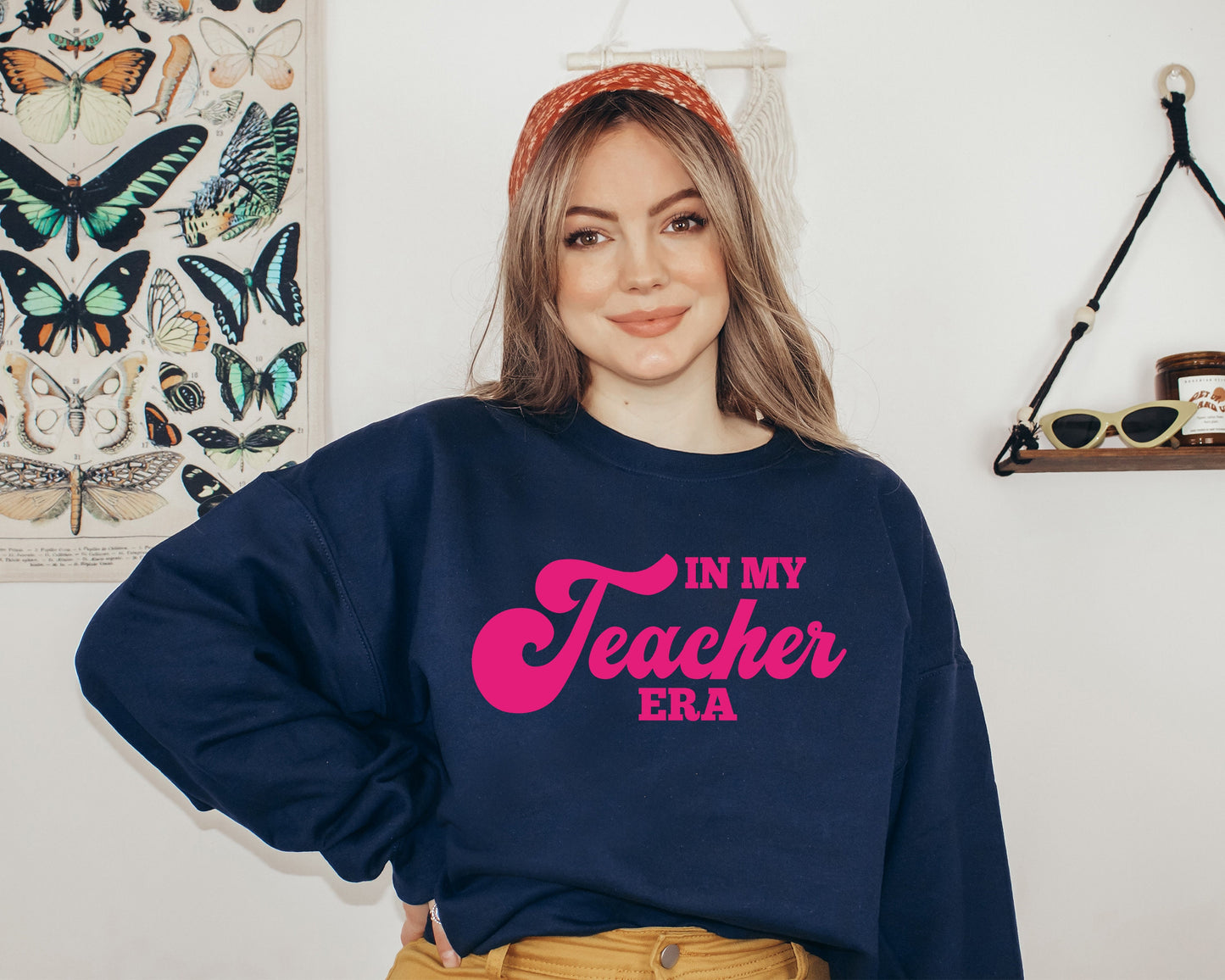 In My Teacher Era Sweatshirt, Teacher Hoodie, Back to School Sweater, 2nd Grade Teacher Hoodie, First 3rd 4th Teacher Sweater, Teaching Era