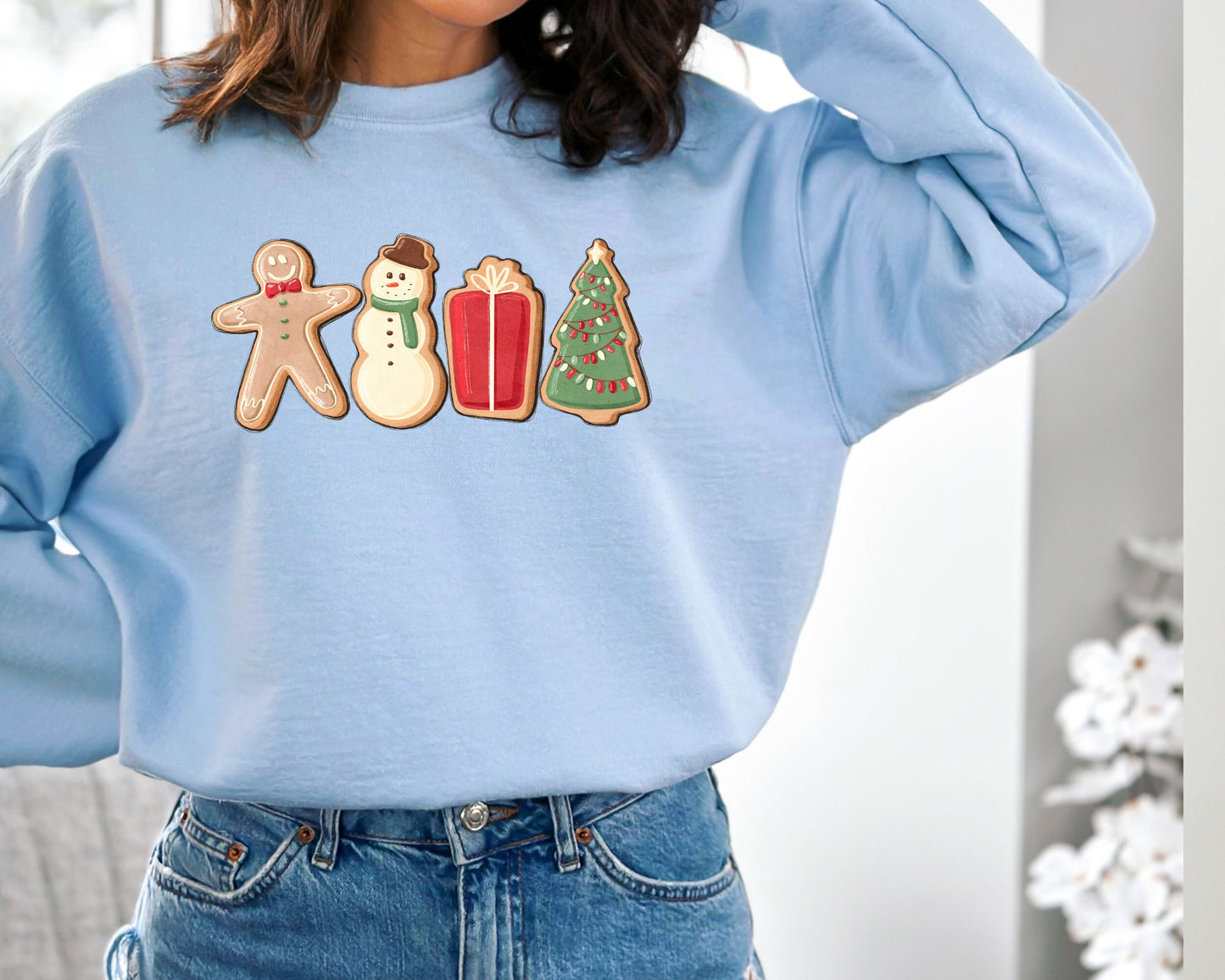 Gingerbread Cookies Sweatshirt, Christmas Shirt, Christmas Matching Sweatshirt, Family Hoodie, Christmas Sweater, Xmas Shirt, Christmas Gift