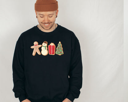 Gingerbread Cookies Sweatshirt, Christmas Shirt, Christmas Matching Sweatshirt, Family Hoodie, Christmas Sweater, Xmas Shirt, Christmas Gift