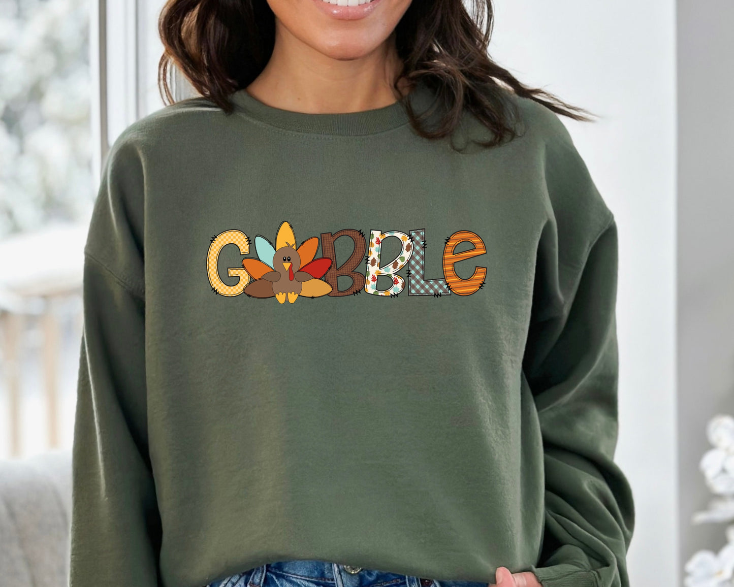 Gobble Gobble Sweatshirt, Thanksgiving Sweater, Thanksgiving Outfit, Thanksgiving Bodysuit, Thanksgiving Hoodie, Turkey Day Outfits