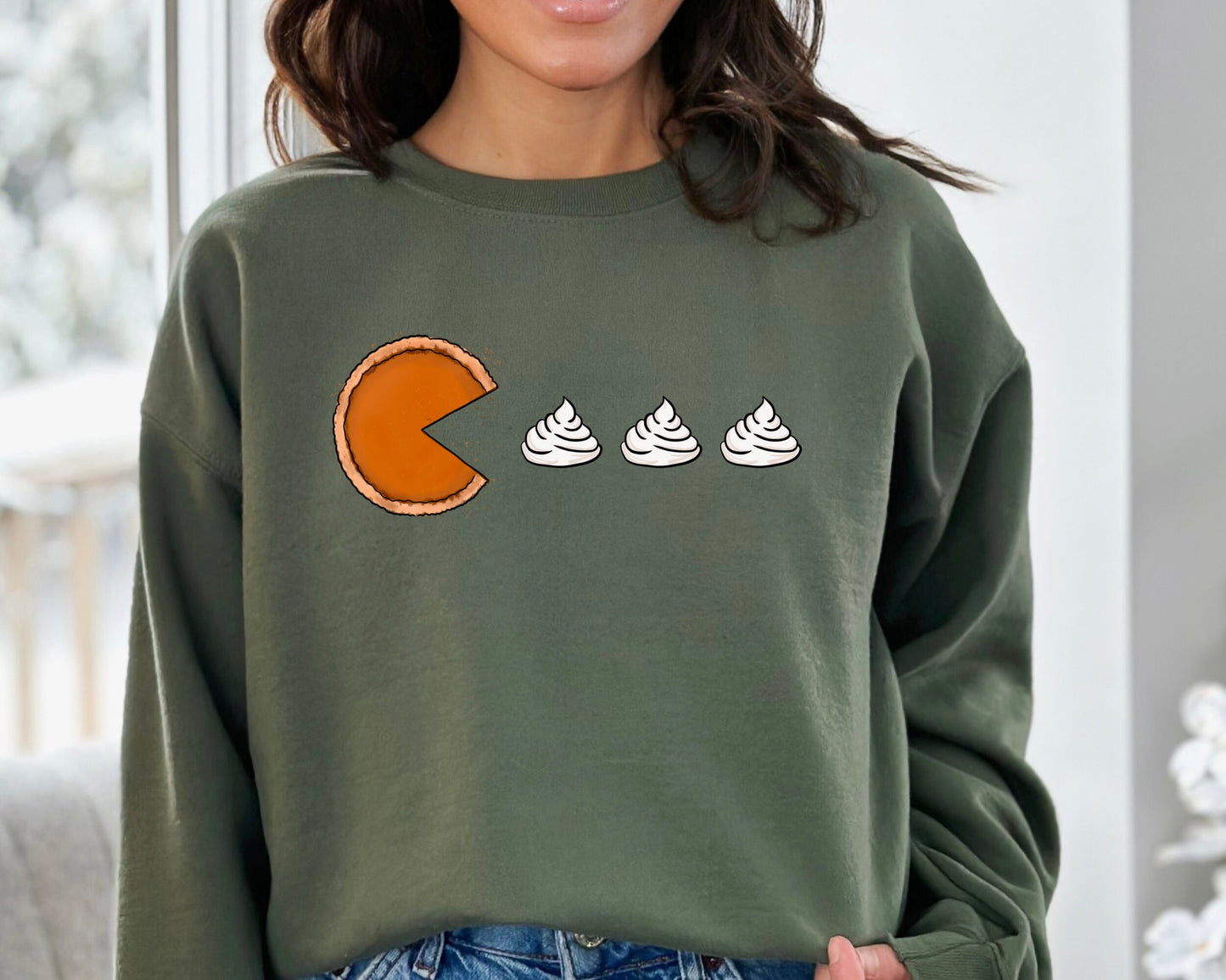 Pumpkin Pies Sweatshirt, Pumpkin Pie Sweater, Thick Thighs Sweatshirt, Thanksgiving Sweatshirt for Women, Thanksgiving Hoodie