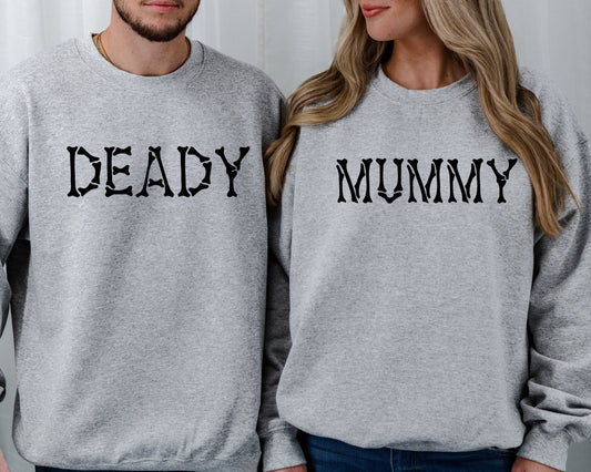 Halloween Couple Sweatshirts, Matching Halloween Family Sweatshirt, Mom Dad Hoodie, Kid Halloween Party Sweater, Group Halloween Sweatshirt