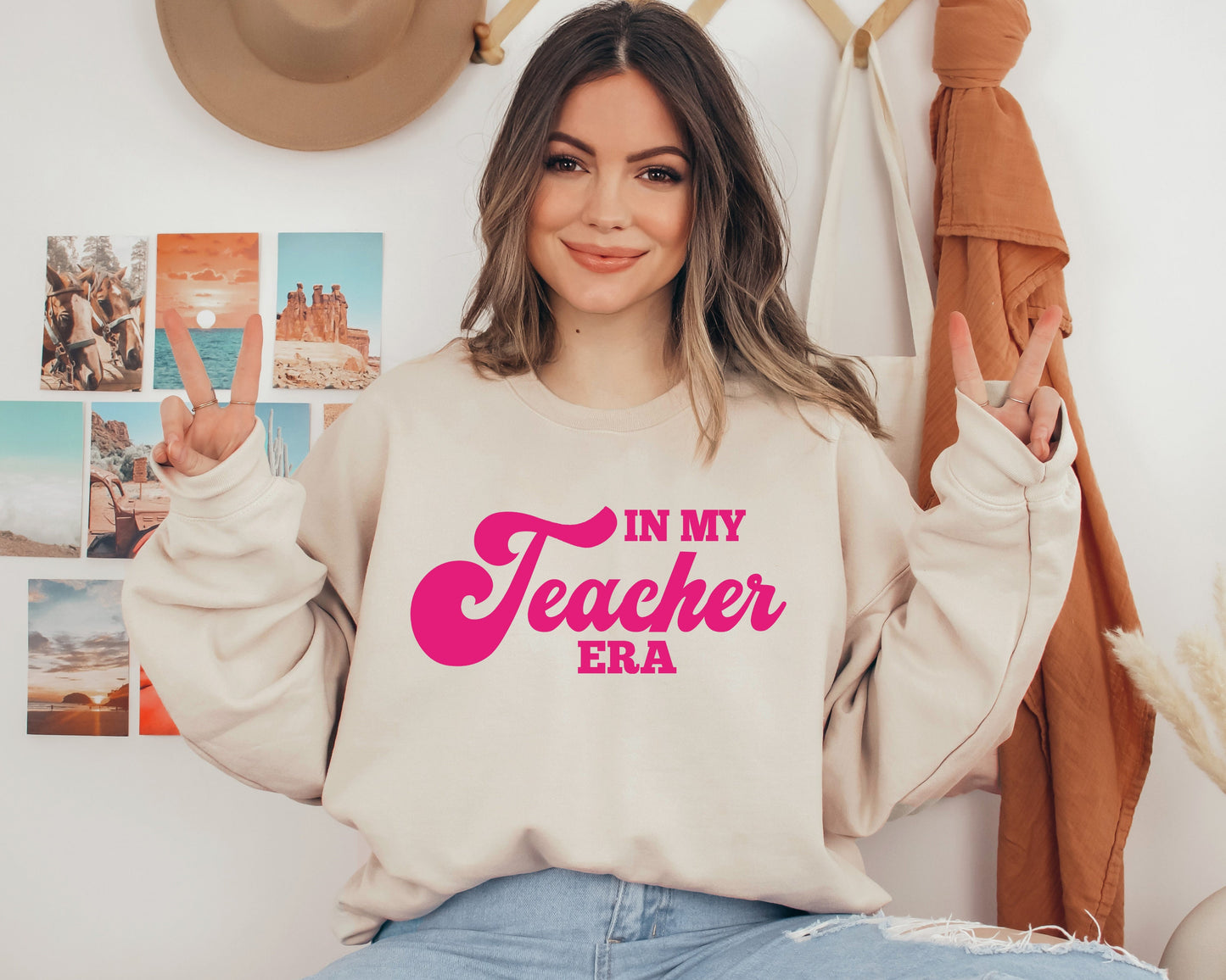 In My Teacher Era Sweatshirt, Teacher Hoodie, Back to School Sweater, 2nd Grade Teacher Hoodie, First 3rd 4th Teacher Sweater, Teaching Era