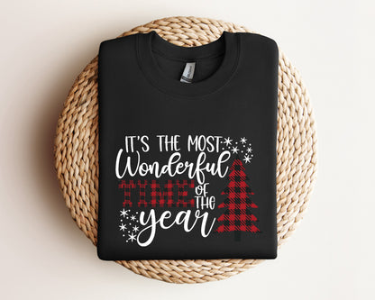 It's The Most Wonderful Time Of The Year Sweatshirt, Christmas Sweater, Christmas Hoodie, Gift For Christmas, Family Christmas Sweatshirt