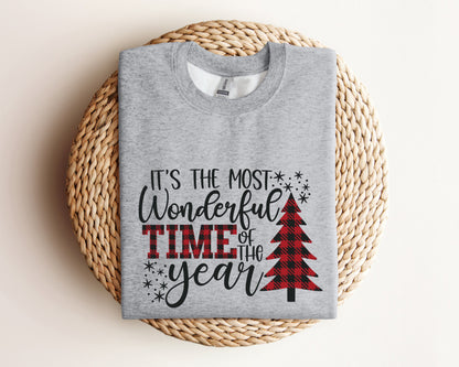 It's The Most Wonderful Time Of The Year Sweatshirt, Christmas Sweater, Christmas Hoodie, Gift For Christmas, Family Christmas Sweatshirt