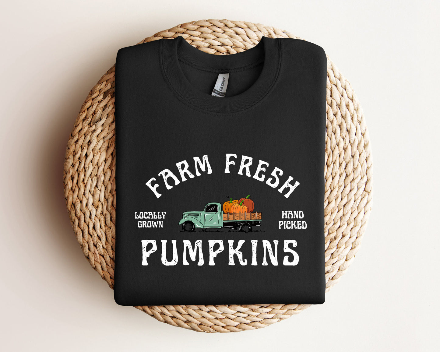 Farm Fresh Pumpkin Sweatshirt, Fall Season Sweater, Pumpkin Hoodie, Fall Hoodie, Pumpkin Patch Sweater, Women Fall Hoodie, Fall Gift Sweater