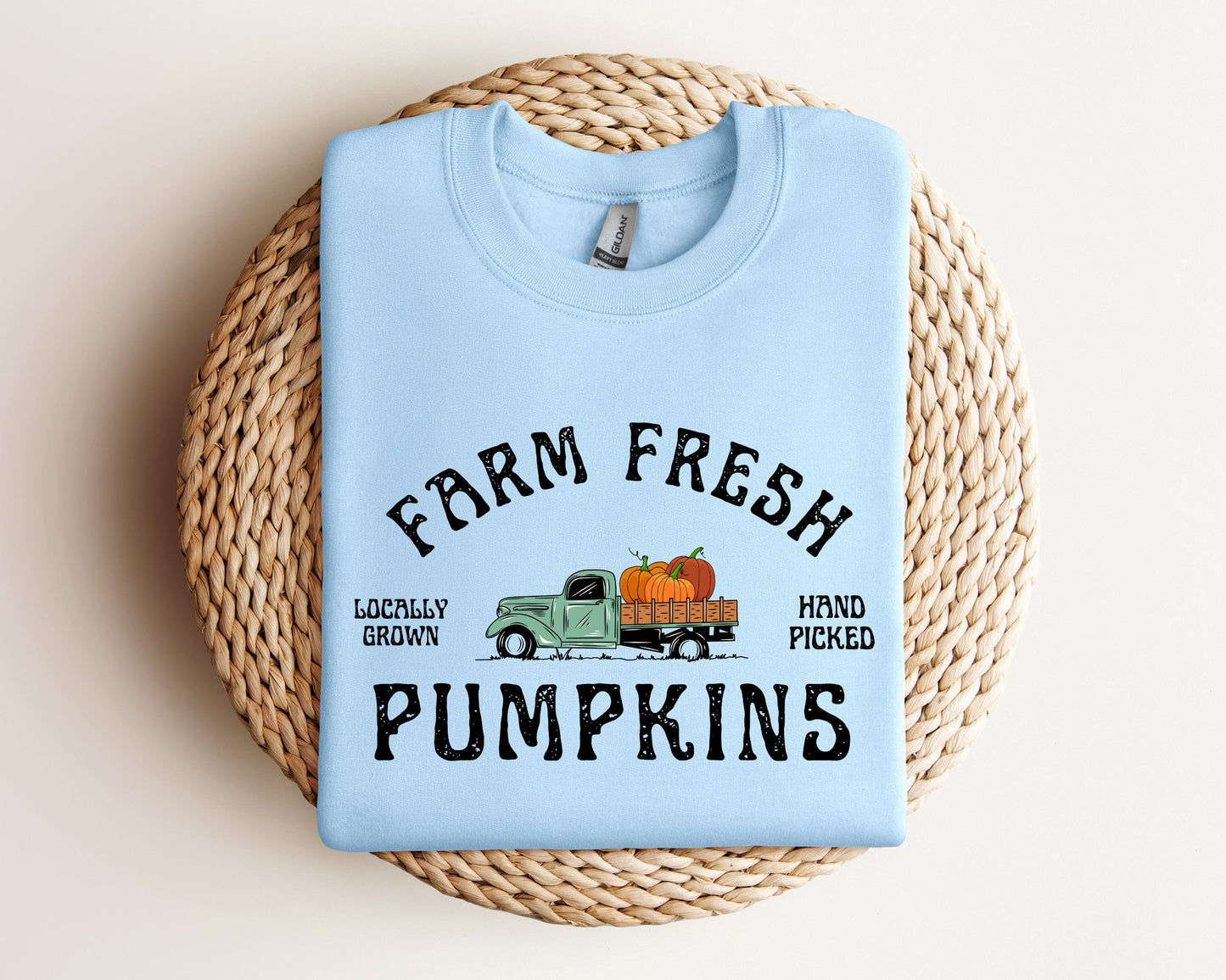 Farm Fresh Pumpkin Sweatshirt, Fall Season Sweater, Pumpkin Hoodie, Fall Hoodie, Pumpkin Patch Sweater, Women Fall Hoodie, Fall Gift Sweater