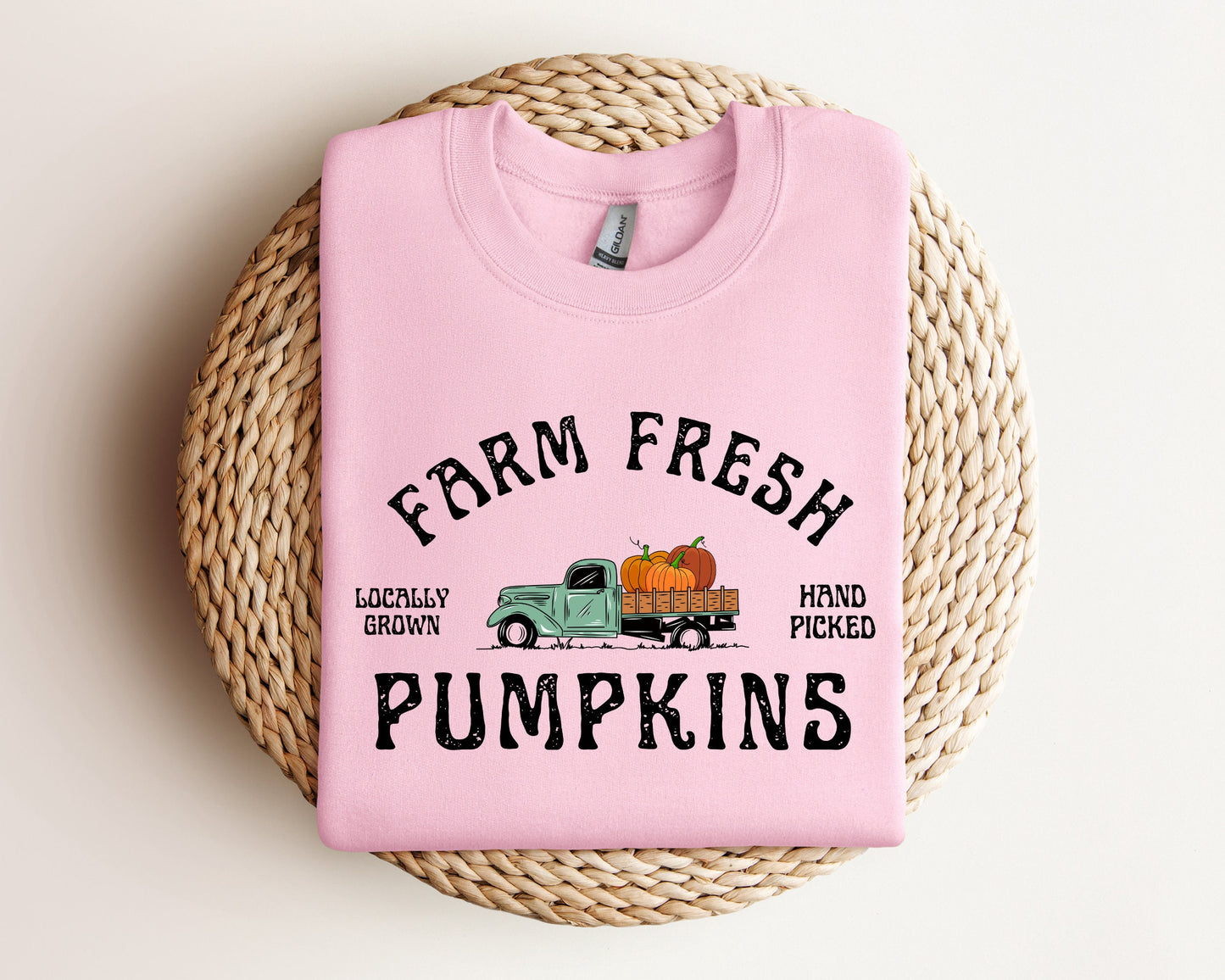 Farm Fresh Pumpkin Sweatshirt, Fall Season Sweater, Pumpkin Hoodie, Fall Hoodie, Pumpkin Patch Sweater, Women Fall Hoodie, Fall Gift Sweater