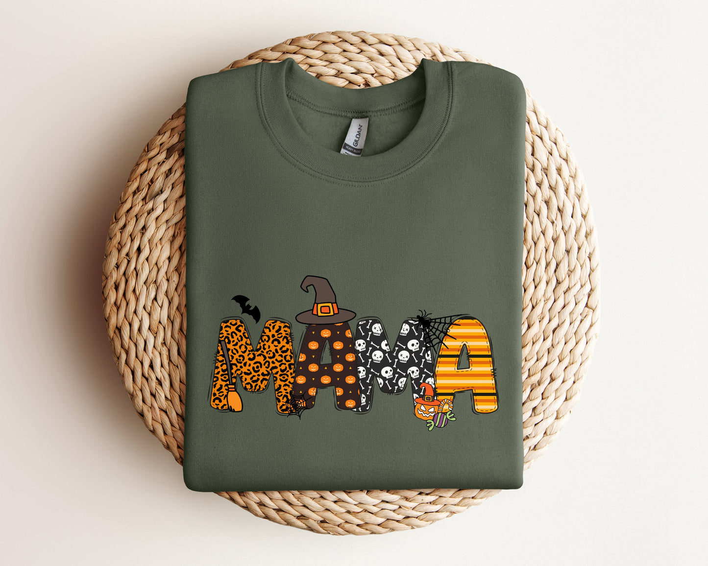 Mama Halloween Sweatshirt, Mama Sweatshirt, Halloween  Mama Sweater, Cool Mama Halloween Sweatshirt, Halloween Gift, Spooky Season Sweater