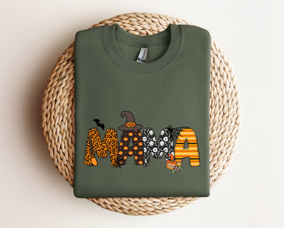Mama Halloween Sweatshirt, Mama Sweatshirt, Halloween  Mama Sweater, Cool Mama Halloween Sweatshirt, Halloween Gift, Spooky Season Sweater