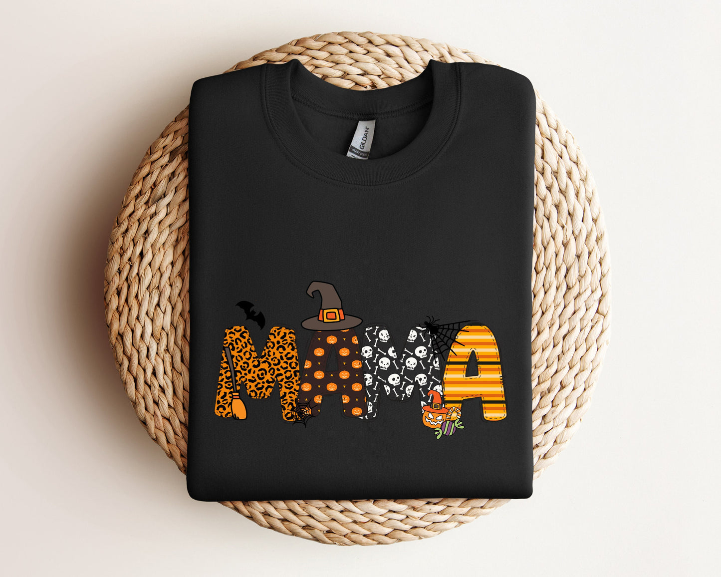 Mama Halloween Sweatshirt, Mama Sweatshirt, Halloween  Mama Sweater, Cool Mama Halloween Sweatshirt, Halloween Gift, Spooky Season Sweater