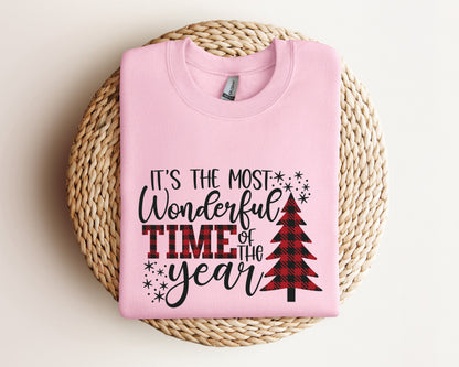 It's The Most Wonderful Time Of The Year Sweatshirt, Christmas Sweater, Christmas Hoodie, Gift For Christmas, Family Christmas Sweatshirt