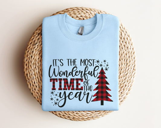 It's The Most Wonderful Time Of The Year Sweatshirt, Christmas Sweater, Christmas Hoodie, Gift For Christmas, Family Christmas Sweatshirt