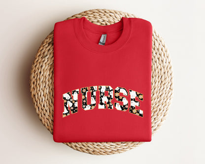 Retro Halloween Nurse Sweatshirt, Nurse Halloween Sweater, Trendy Nurse Hoodie for Fall, Nurse Appreciation Gift Hoodie, Cute Nurse Crewneck
