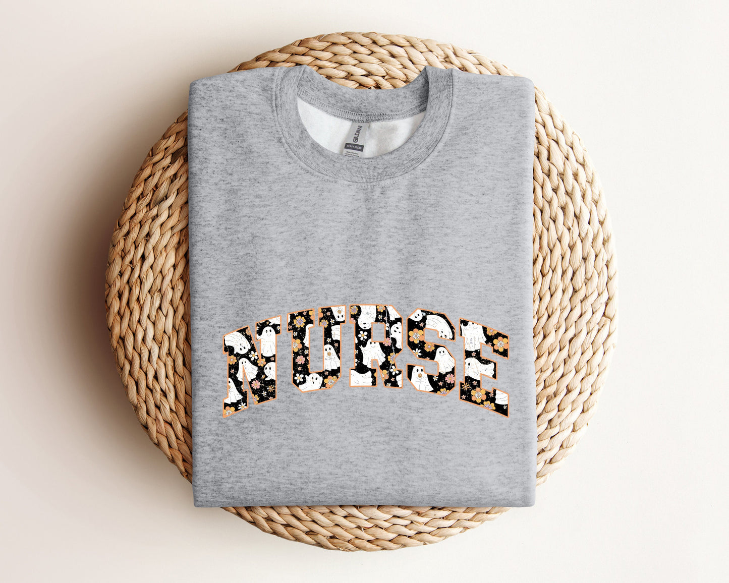 Retro Halloween Nurse Sweatshirt, Nurse Halloween Sweater, Trendy Nurse Hoodie for Fall, Nurse Appreciation Gift Hoodie, Cute Nurse Crewneck