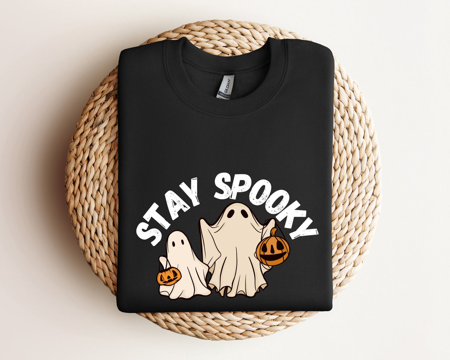 Stay Spooky Sweatshirt, Halloween Sweater, Womens Halloween Sweatshirt, Spooky Season Hoodie, Ghost Halloween Hoodie, Halloween Gift Sweater