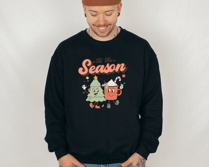 Tis the Season Christmas Sweatshirt, Christmas Sweatshirt, Tis The Season Sweatshirt, Funny Christmas Hoodie, Merry Christmas Sweatshirt