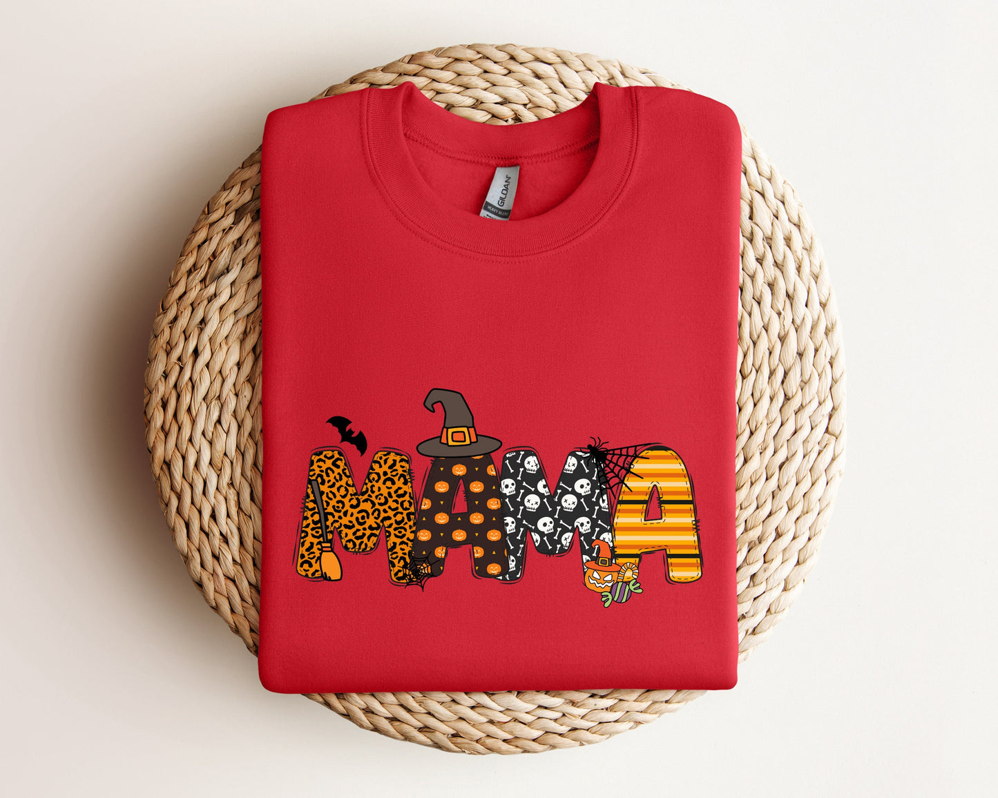 Mama Halloween Sweatshirt, Mama Sweatshirt, Halloween  Mama Sweater, Cool Mama Halloween Sweatshirt, Halloween Gift, Spooky Season Sweater